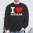 グアム I Heart Guam I Love Guam スウェットシャツ 高齢者への贈り物