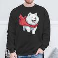 サモエド犬-サモエド スウェットシャツ 高齢者への贈り物