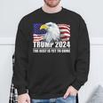 トランプ 2024年 イーグル アメリカ国旗 ドナルド・トランプ選挙 2024年 スウェットシャツ 高齢者への贈り物