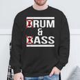 ドラムンベース Dnb 面白いモチーフ スウェットシャツ 高齢者への贈り物