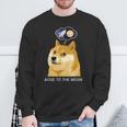 ドージコインdogecoin Hodl 月へ月にto The Moon 暗号通貨doge Memeドージミーム スウェットシャツ 高齢者への贈り物