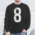 ナンバー8-ラッキーナンバーエイト スウェットシャツ 高齢者への贈り物