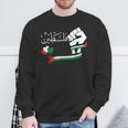 パレスチナ国旗 パレスチナ地図tシャツ メンズ レディース キッズ ボーイズ ガールズ スウェットシャツ 高齢者への贈り物
