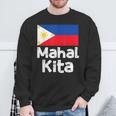 フィリピン国旗 Mahal Kita I Love You タガログ語 ピノイ フィリピン語 スウェットシャツ 高齢者への贈り物