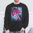 フラワー スカル フローラル シュガー ダーク アート グランジ エステティック ホラー スウェットシャツ 高齢者への贈り物