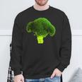 ブロッコリー 写真 エンブレム Broccoli Photo Emblem スウェットシャツ 高齢者への贈り物