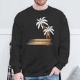ヤシの木 夏 カラフル 胸 プリント ホリデー スウェットシャツ 高齢者への贈り物