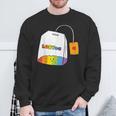 レインボーティーカップ Lgbtea Pride 愛らしいlgbtqプライド月間。 スウェットシャツ 高齢者への贈り物