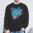 レトロ 1980年代 カラフル 80年代 面白い 80 レイブ テーマ パーティー スウェットシャツ 高齢者への贈り物