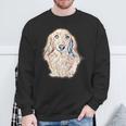 ロングヘア ダックスフンド ギフト かわいい ソーセージ 犬 レディース メンズ スウェットシャツ 高齢者への贈り物