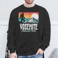 ヴィンテージ ヨセミテ国立公園 ビッグフット 山脈 グラフィック スウェットシャツ 高齢者への贈り物