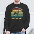 ヴィンテージレトロオカピ動物tシャツ I Just Really Like Okapi Ok スウェットシャツ 高齢者への贈り物