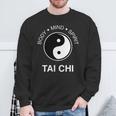 太極拳の心と体の健康のための陰陽師 スウェットシャツ 高齢者への贈り物