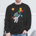 宇宙飛行士とレゴバルーンの冒険 スウェットシャツ 高齢者への贈り物