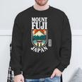 富士山 日本 富士山 富士山 日本の漢字 お土産 スウェットシャツ 高齢者への贈り物