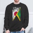 日本ジャマイカの国旗 ジャマイカ。 スウェットシャツ 高齢者への贈り物