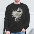 白龍 グラフィック 神話イラスト 白龍 スウェットシャツ 高齢者への贈り物