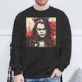 真面目な女王 野生の髪と尖った王冠 スウェットシャツ 高齢者への贈り物