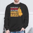 邪魔しないでください私はコントラバス奏者です スウェットシャツ 高齢者への贈り物