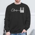 面白い ピアノ 音楽 ピアノ ギフト ピアニスト スウェットシャツ 高齢者への贈り物
