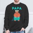 面白いパパベアシャツ I 父の日誕生日ギフト スウェットシャツ 高齢者への贈り物