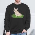 面白い手描きの犬-フレンチブルドッグ愛好家の贈り物 French Bulldogs Lovers スウェットシャツ 高齢者への贈り物