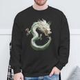 龍人 龍神 ドラゴンモチーフ 神話芸術 龍神竜 スウェットシャツ 高齢者への贈り物