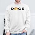 - Doge Dogecoin 暗号通貨 Fun Me Coin スウェットシャツ 高齢者への贈り物