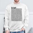 314 円周率の日 数学 非合理数 円周率 スウェットシャツ 高齢者への贈り物