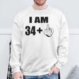 35歳の誕生日 35歳の誕生日男性 35年 35歳の人生 スウェットシャツ 高齢者への贈り物