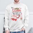 5月31日 誕生日 この女王は5月31日に生まれました スウェットシャツ 高齢者への贈り物
