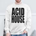Acid House Music 90年代 Edm Rave Festival Dance Lover スウェットシャツ 高齢者への贈り物
