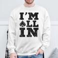 Im All In ポーカーシャツ ポーカープレーヤー スウェットシャツ 高齢者への贈り物