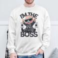 Baby Boss I'm The Boss レトロ Like A Boss キッズ スウェットシャツ 高齢者への贈り物