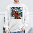 Cockerpanieltarry Night Christmasan Gogh Doganta Hat 長袖tシャツ スウェットシャツ 高齢者への贈り物