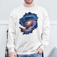 Galaxy Backprint スウェットシャツ 高齢者への贈り物