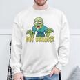 Got Brains Hungry Zombie ハロウィン 漫画 ゾンビ スウェットシャツ 高齢者への贈り物