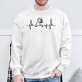 Heartbeat Herzschlag Hunde Hund Boxer Sweatshirt Geschenke für alte Männer
