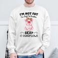 I'm Not Fat シャツ スウェットシャツ 高齢者への贈り物