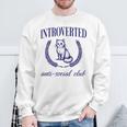Introverted Antiocial Club 長袖tシャツ スウェットシャツ 高齢者への贈り物