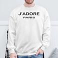 J'adore Paris、J'adore Paris、フランス フランスの都市 スウェットシャツ 高齢者への贈り物