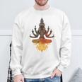 Lele ヒンドゥー教の神 ヴィシュヌ・ガネーシャ・シヴァモチーフ スウェットシャツ 高齢者への贈り物