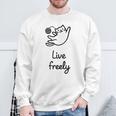 Live Freely スウェットシャツ 高齢者への贈り物