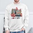 London Uk イギリス ノベルティ グラフィック お土産 ロンドン スウェットシャツ 高齢者への贈り物