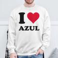 I Love Azul スウェットシャツ 高齢者への贈り物