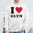 I Love Glyn スウェットシャツ 高齢者への贈り物