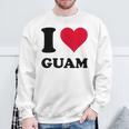 I Love Guam スウェットシャツ 高齢者への贈り物