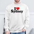 I Love Heartydneyyd Namee Australia スウェットシャツ 高齢者への贈り物