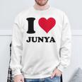 I Love Junya スウェットシャツ 高齢者への贈り物
