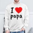 I Love You PapaCool Happy Father's Day Best Daddy スウェットシャツ 高齢者への贈り物